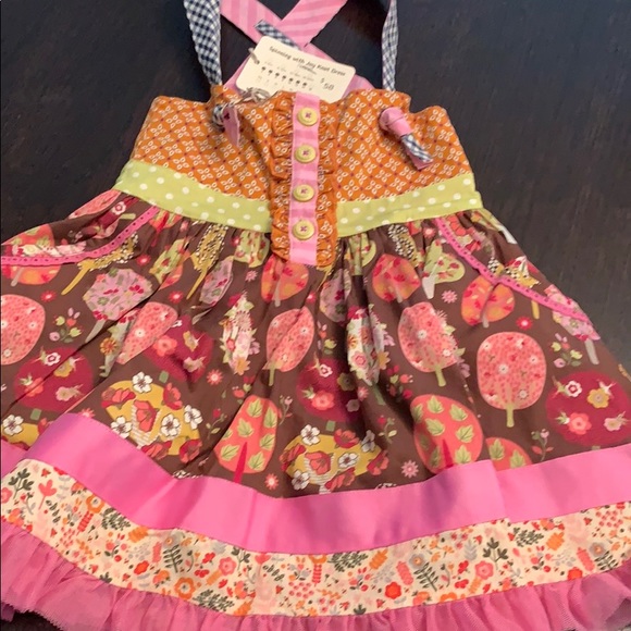 Matilda Jane girls knot dress. Size 2 NWT - Picture 1 of 2